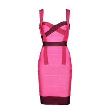 廣東廠家供應(yīng)歐美風(fēng)格性感單肩漸變拼色時(shí)尚晚裝禮服